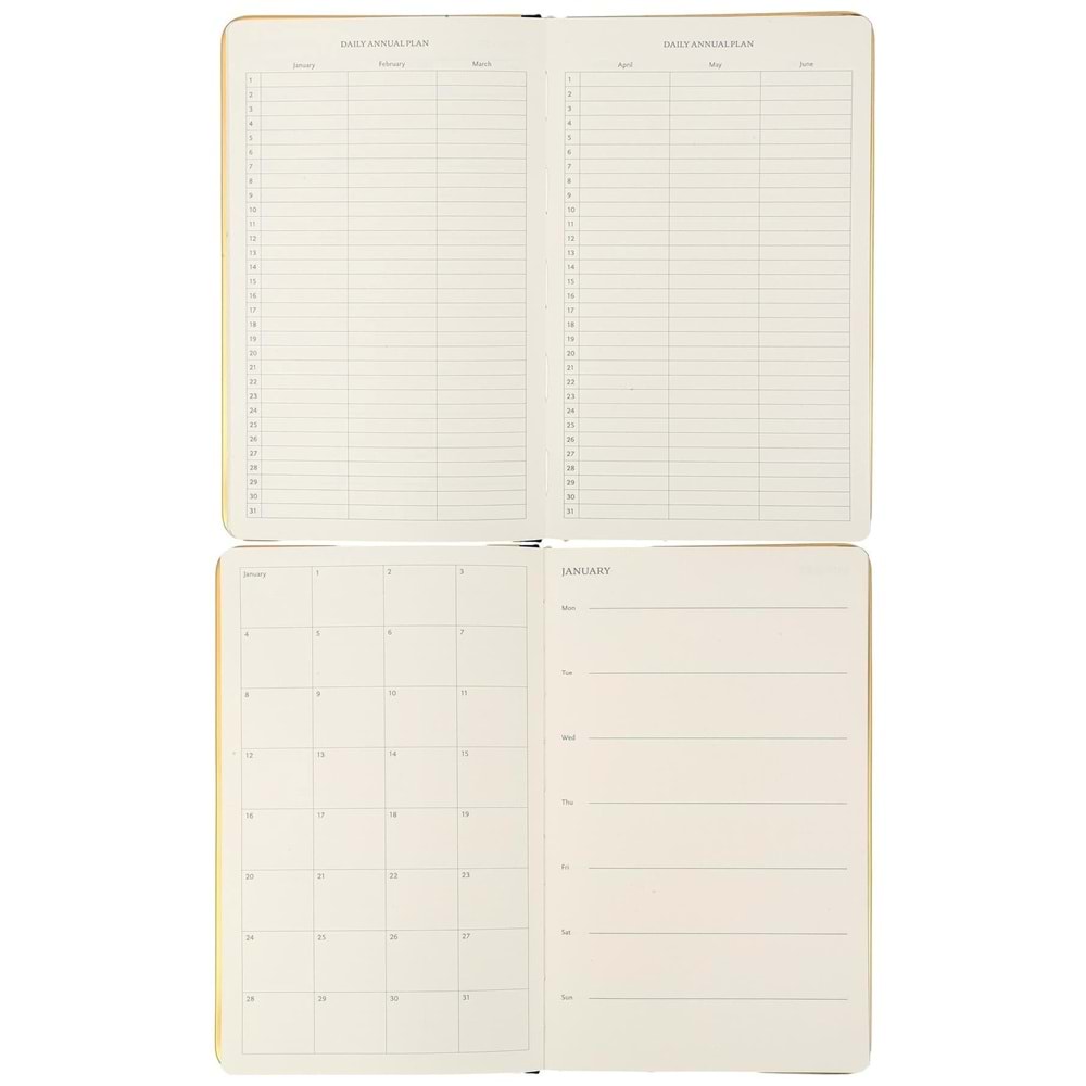 Victorias Journals Monaco Vegan Deri Sert Kapak 100gr 96 Yaprak 13x21Kenar Altın Demir ve Altın Yaldız Çizgili Pudra