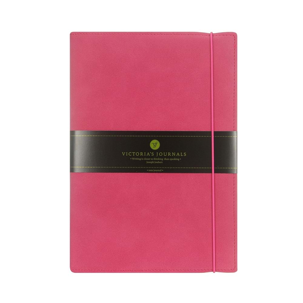 Victoria's Journals Bufallo İkili Defter 64 sayfa. 32 çizgili+32 sayfa noktalı 9x14 cm Pembe