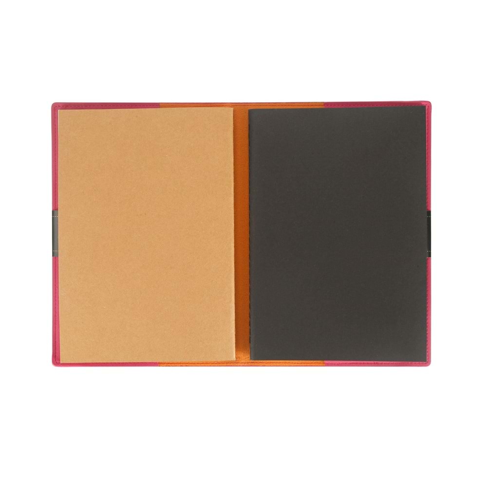 Victoria's Journals Bufallo İkili Defter 64 sayfa. 32 çizgili+32 sayfa noktalı 9x14 cm Pembe