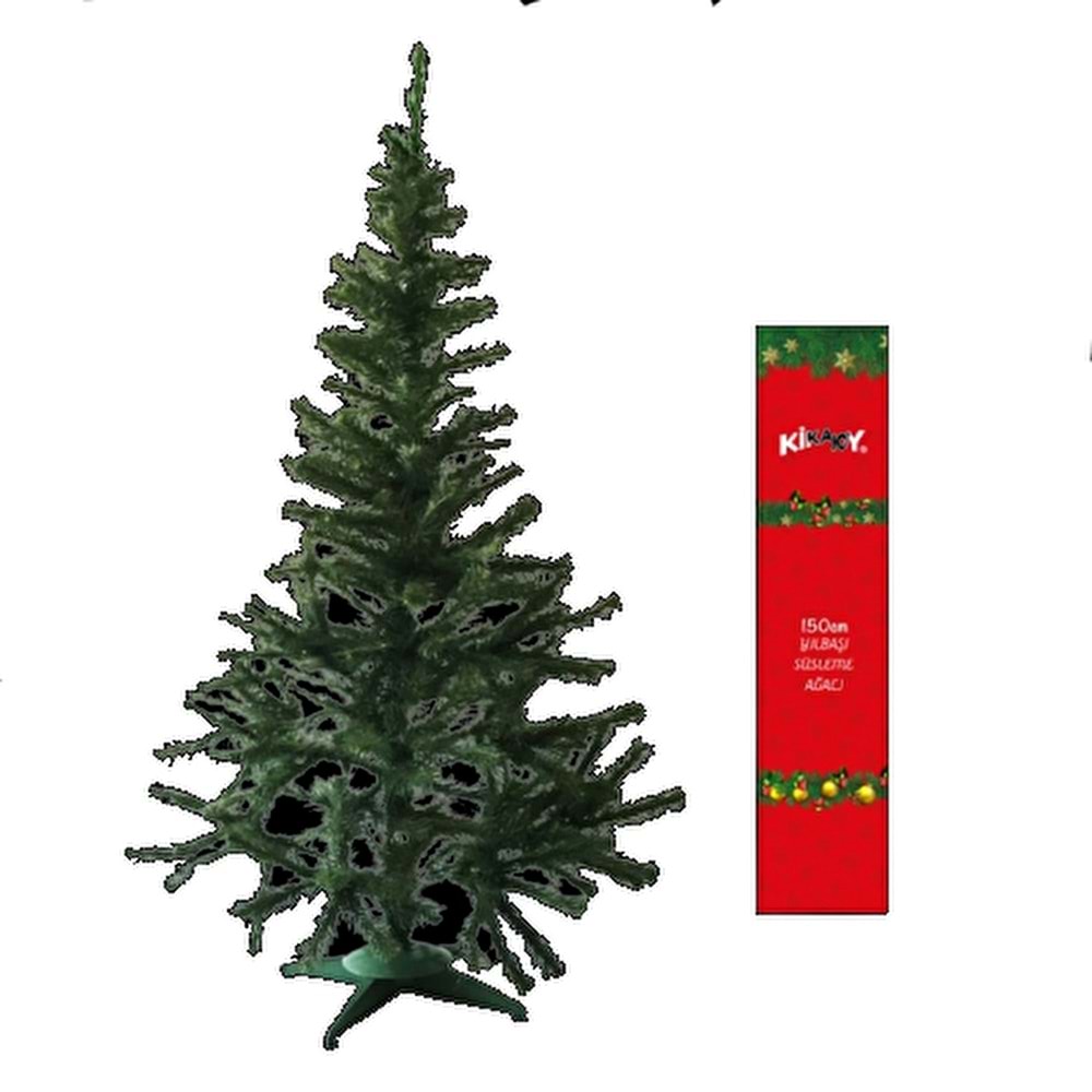 Yılbaşı Çam Ağacı 150 Cm Yeşil 220 Dal
