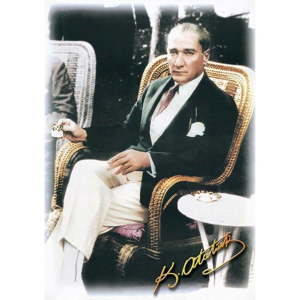 Ks Games Puzzle 1000 Parça Kahve İçen Atatürk - Ks Games Puzzle