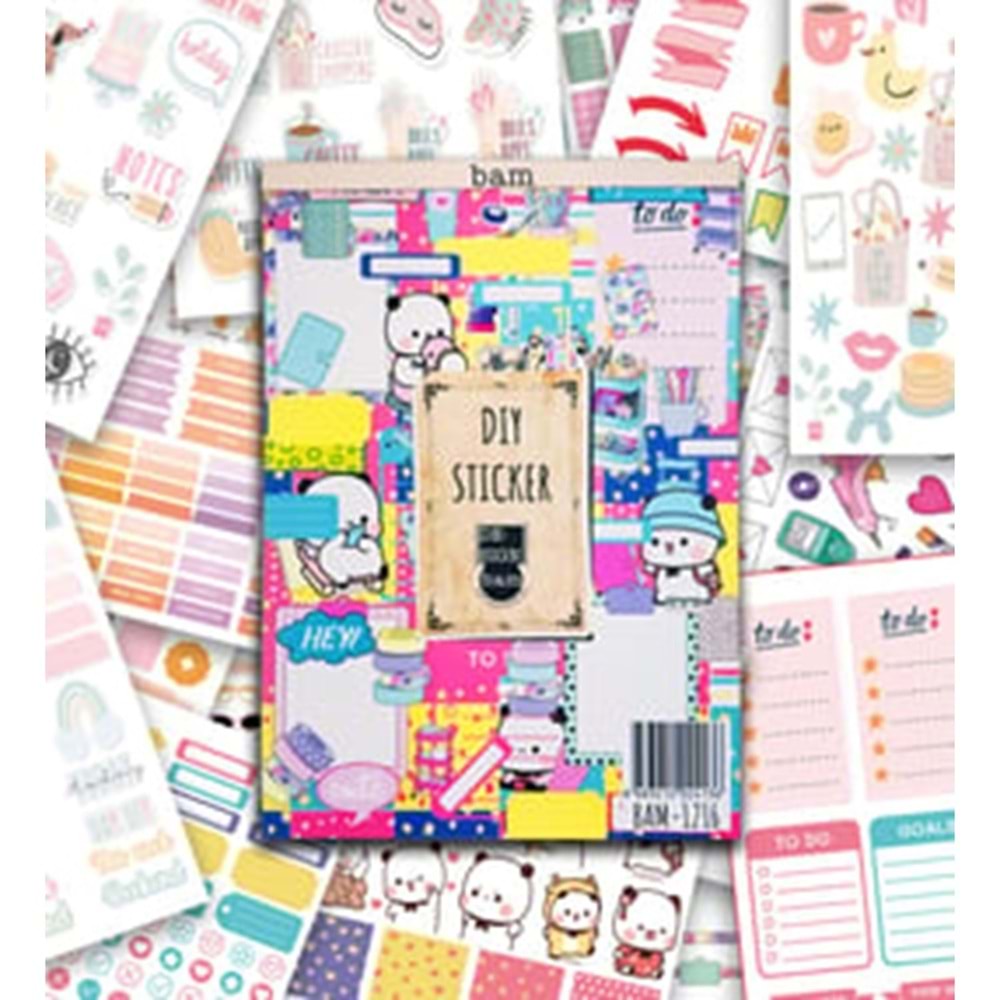 Bam-1216 Stiker Defteri