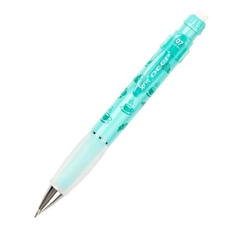Serve Deep Tatlı Serisi 0.7 Versatil Kalem Croissant Pastel Su Yeşili 07-tny