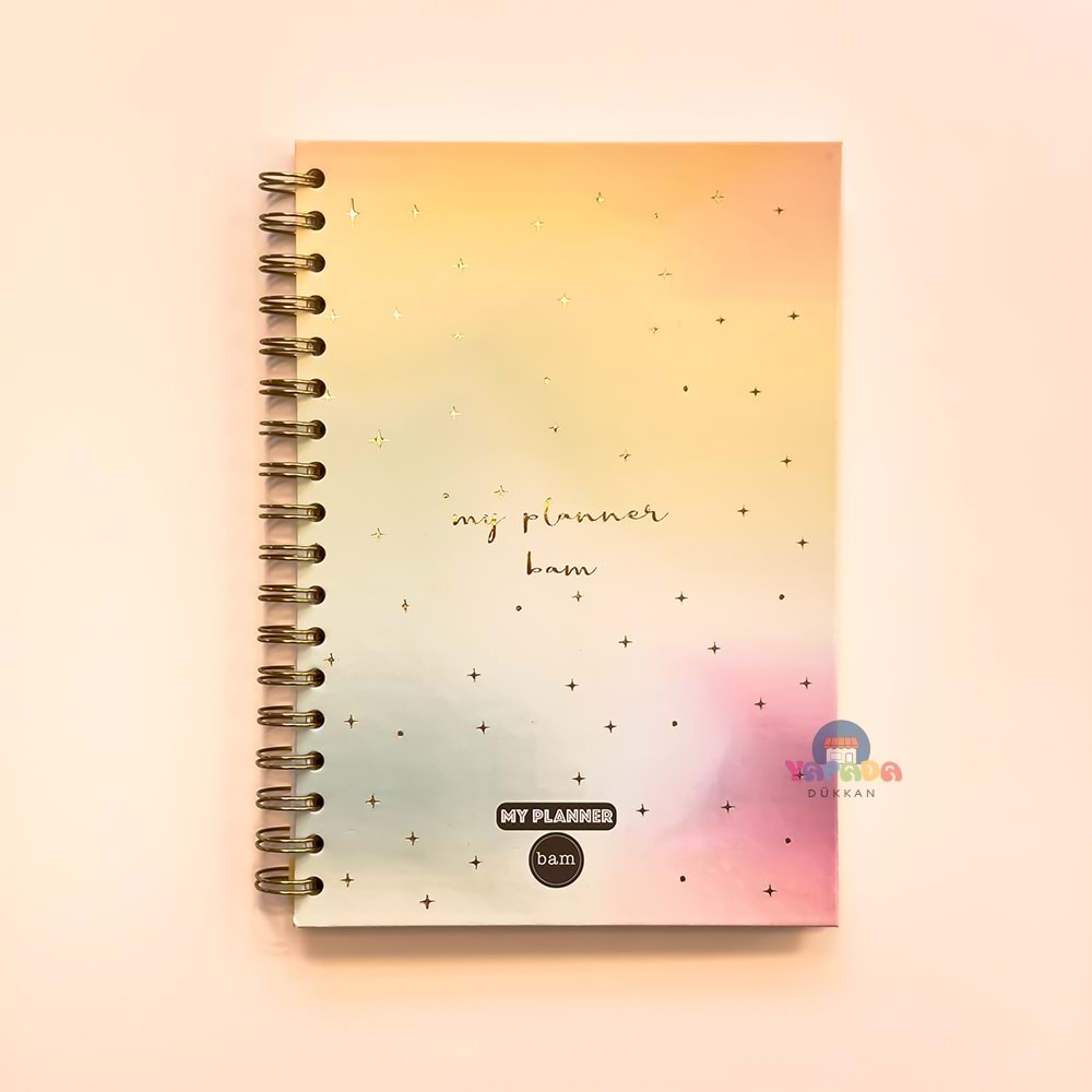 Bam My Planner Konuşan Ajanda - Rainbow