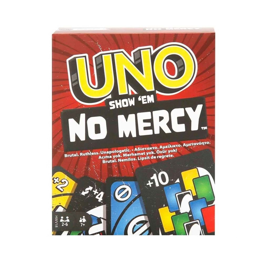 Mattel Uno No Mercy Kart Oyunu