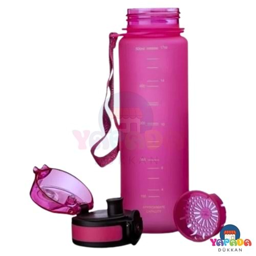 Uzspace 500 Ml Tritan Su Matarası Pink 3026
