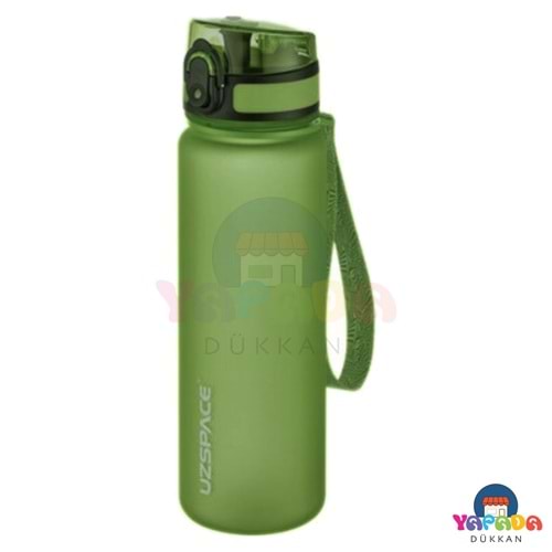 Uzspace 500 Ml Tritan Su Matarası Green 3026