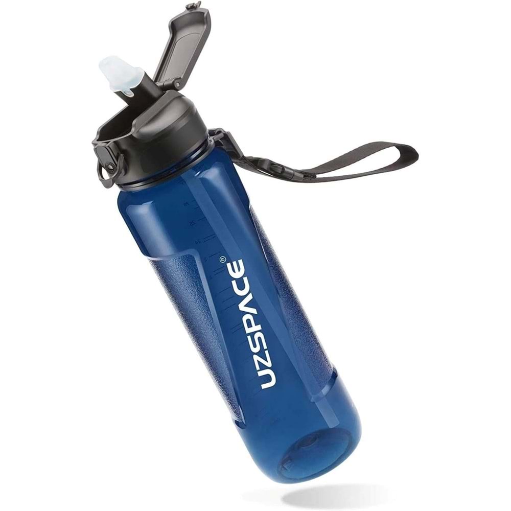 VagonLife Uzspace 1000 Ml Pipetli Tritan Su Matarası Mavi