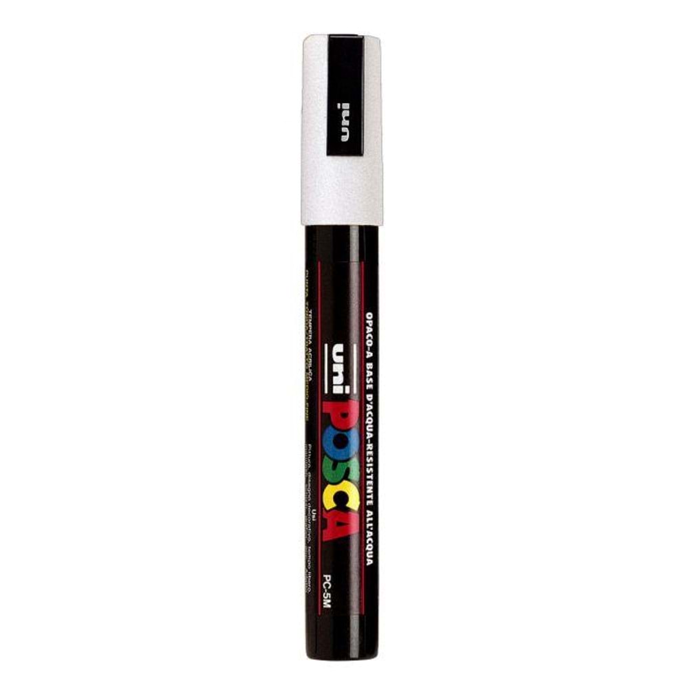 Uni Posca Pc-5m Boyama Markörü 1.8-2.5 Mm Beyaz