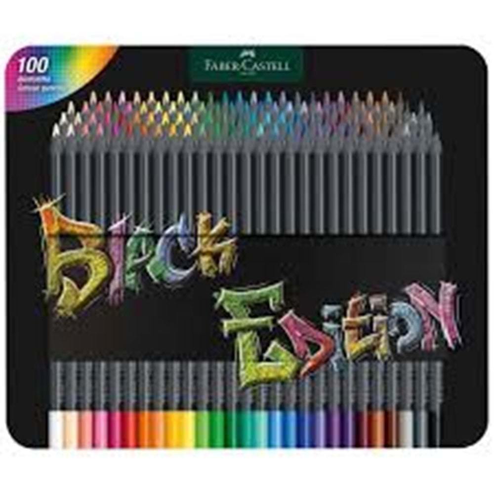 Faber - Castell Black Edition Kuru Boya Kalemi 100 Renk