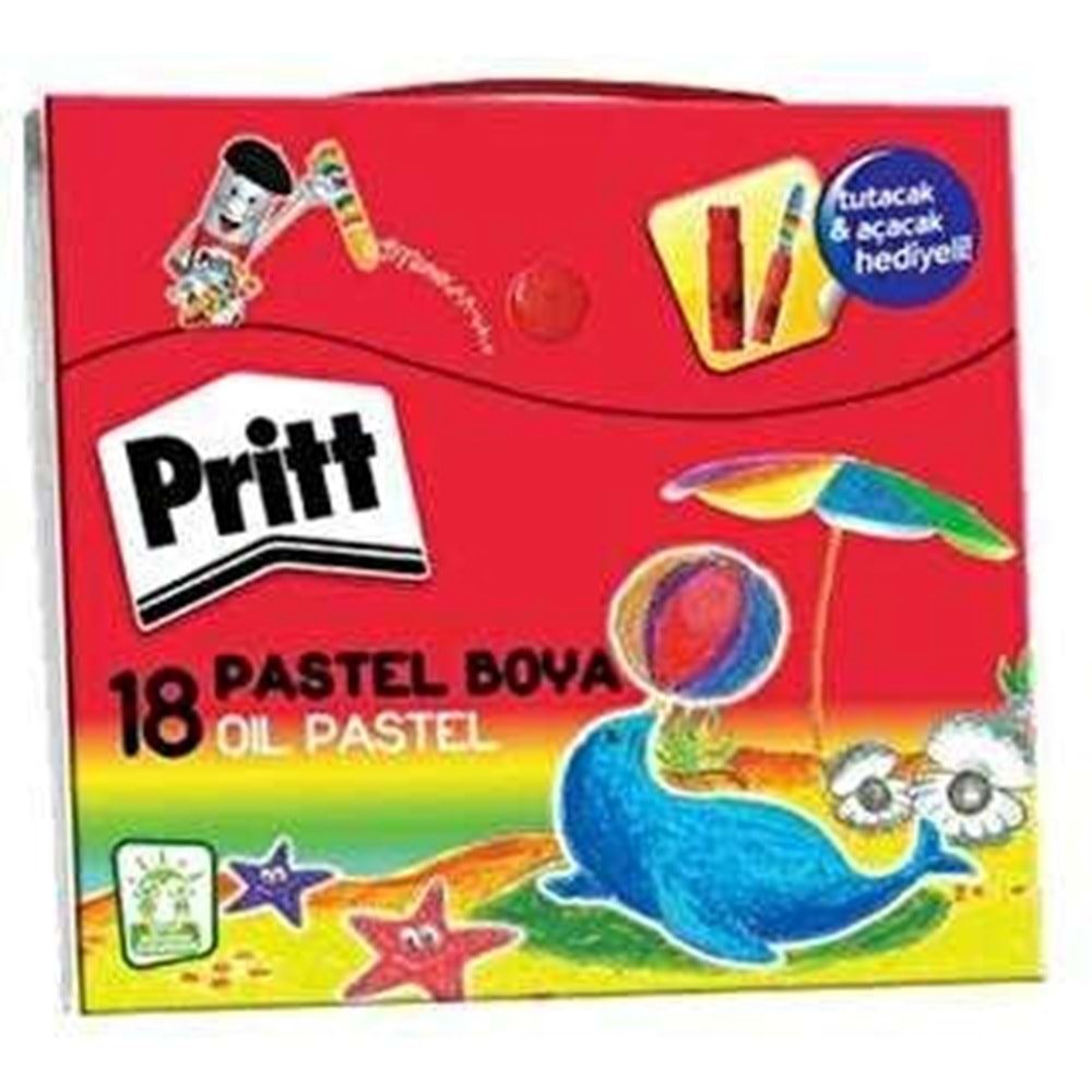 Pritt Pastel Boya Çantalı 18 Renk