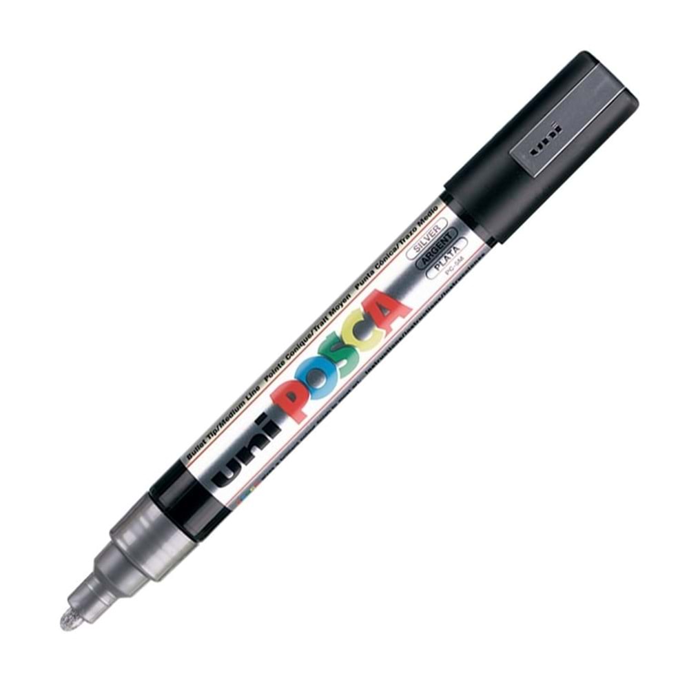 Uni Posca Akrilik Marker 1.8-2.5 Sılver Pc-5m
