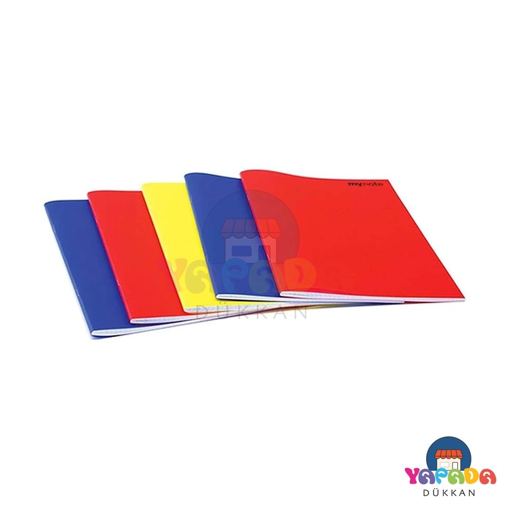 MyNote Text Neo PP Kapak A4 80 Yaprak Çizgisiz Defter Karma Desen 8690345881888