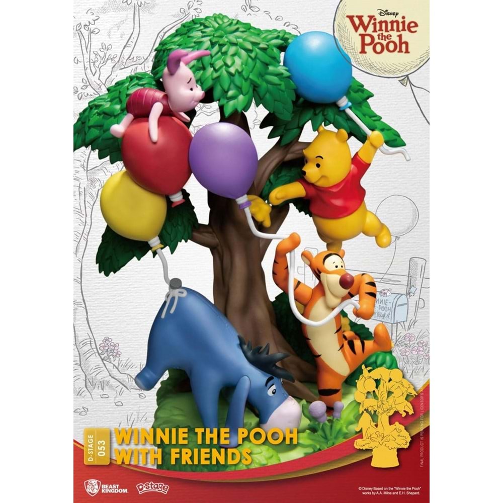 Beast Kingdom DS-053- Winnie The Pooh With Friends