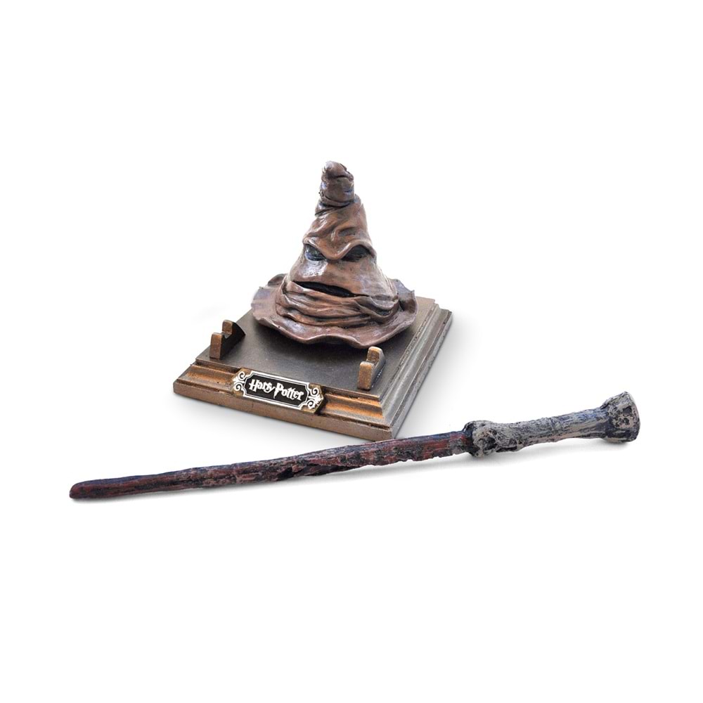 Harry Potter Masaüstü Seçmen Şapka Asa Tutacağı