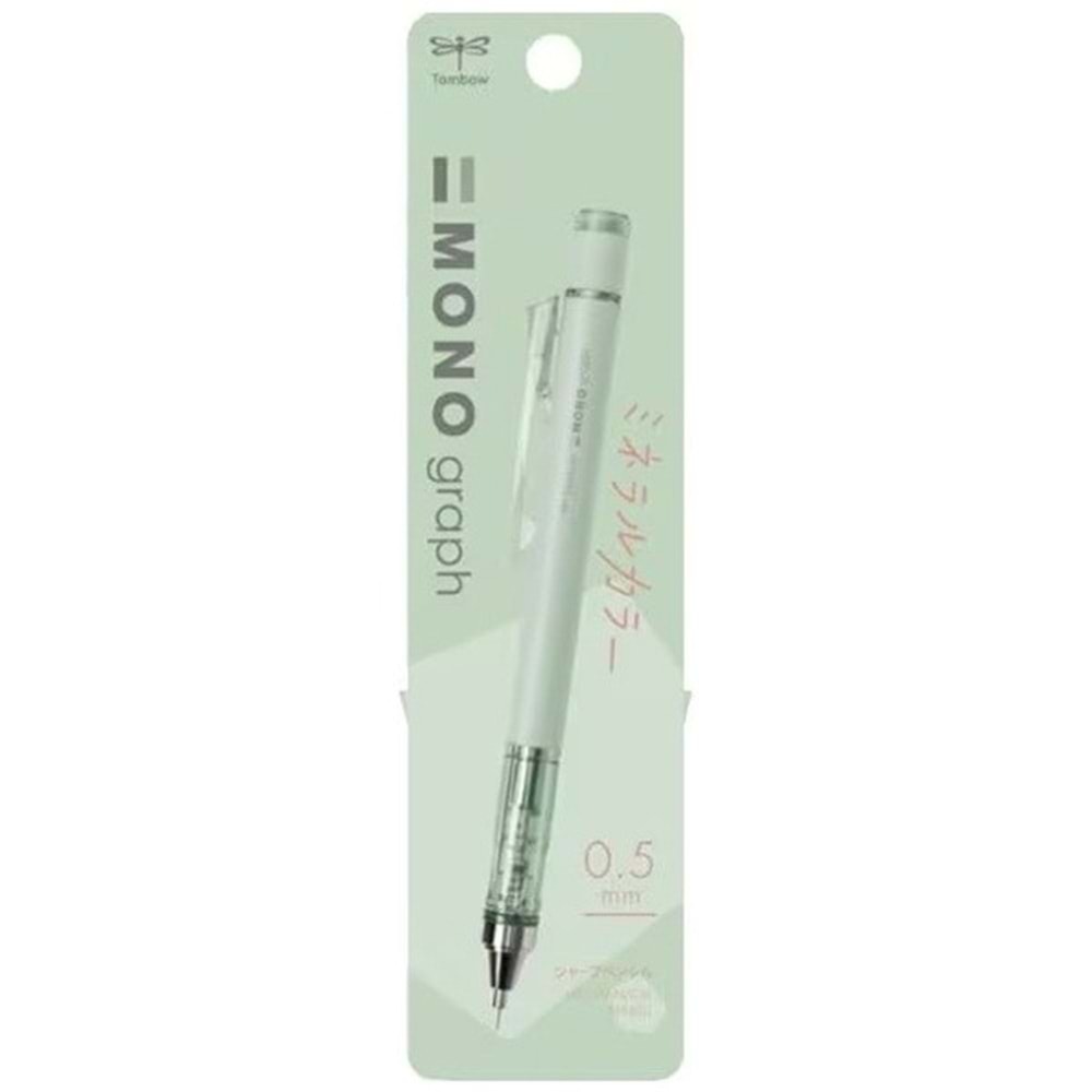 Tombow MONO graph Mineral Mekanik Kurşun Kalem 0,5mm Blisterli Fıstık Yeşili