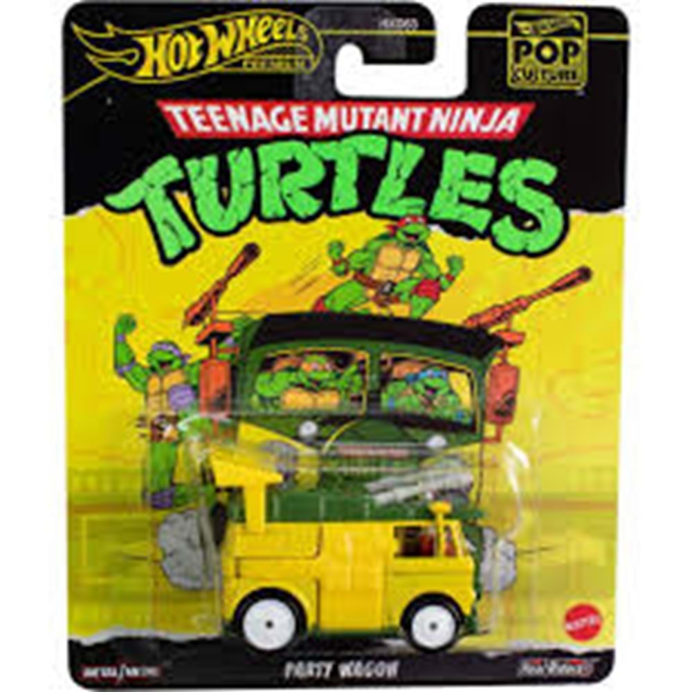 Hot Wheels Pop Culture Premium TMNT Party Wagon