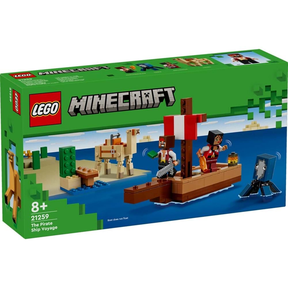 LEGO® Minecraft Korsan Gemisi Yolculuğu