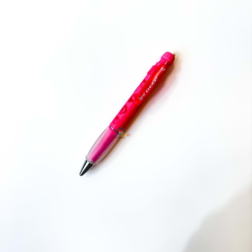 Serve Deep Meyve Serisi 0.7 mm Versatil Kalem – Neon Pembe Çilek