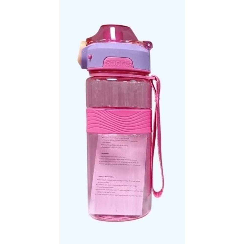 Vagonlife 750 Ml Tritan Su Matarası Pembe Mor