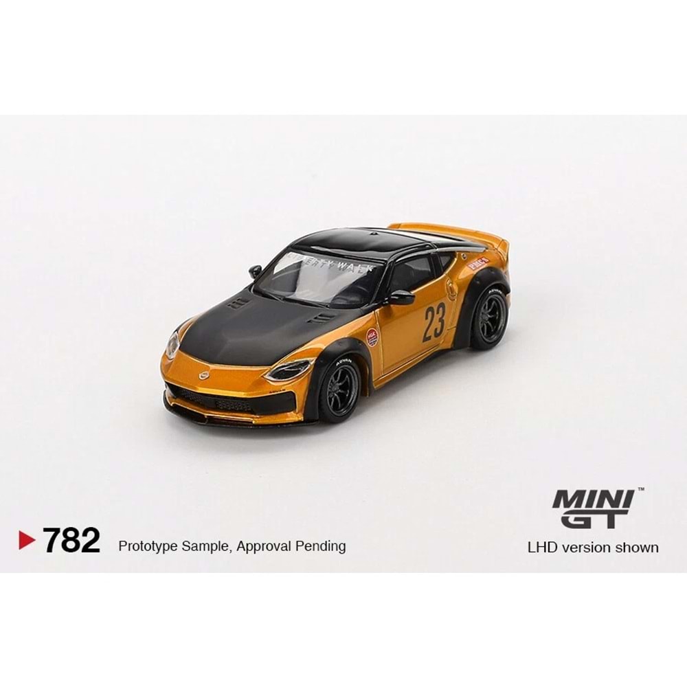 Nissan Z LB NATION WORKS LB Gold (RHD) (Diecast Car)