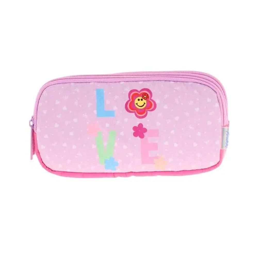 Kaukko Kids 3 Bölmeli Kalem Çantası (Magıc Peace)