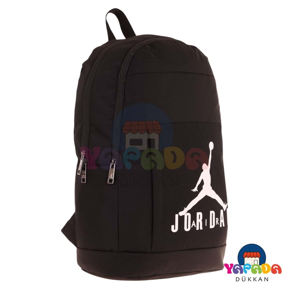 Jordan Air Olympia Black Q3118 19 L 15 İnç Laptop Bölmeli Siyah Sırt Çantası