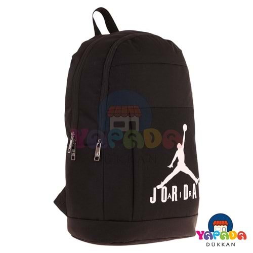 Jordan Air Olympia Black Q3118 19 L 15 İnç Laptop Bölmeli Siyah Sırt Çantası