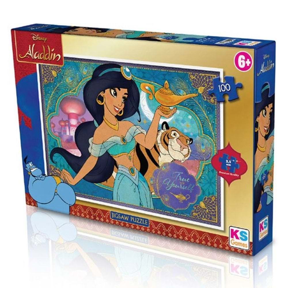 Ks Games 100 Parça - Aladdin Çocuk Puzzle