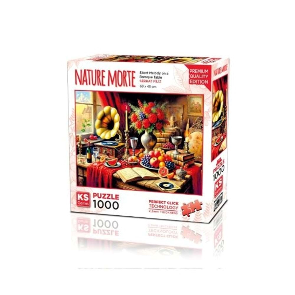 Ks Games 1000 Parça Silent Melody on a Baroque Table Puzzle