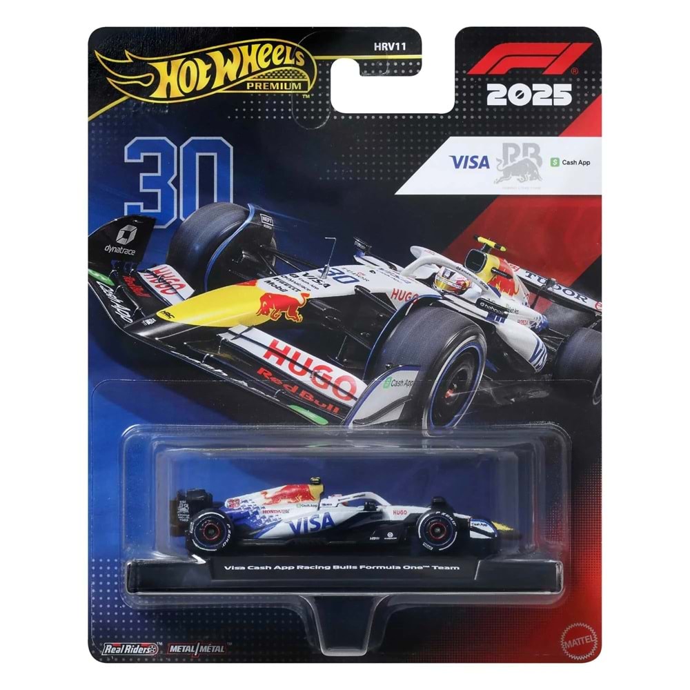Hot Wheels F1 Racing Bulls Lawson 1:64 ölçekli