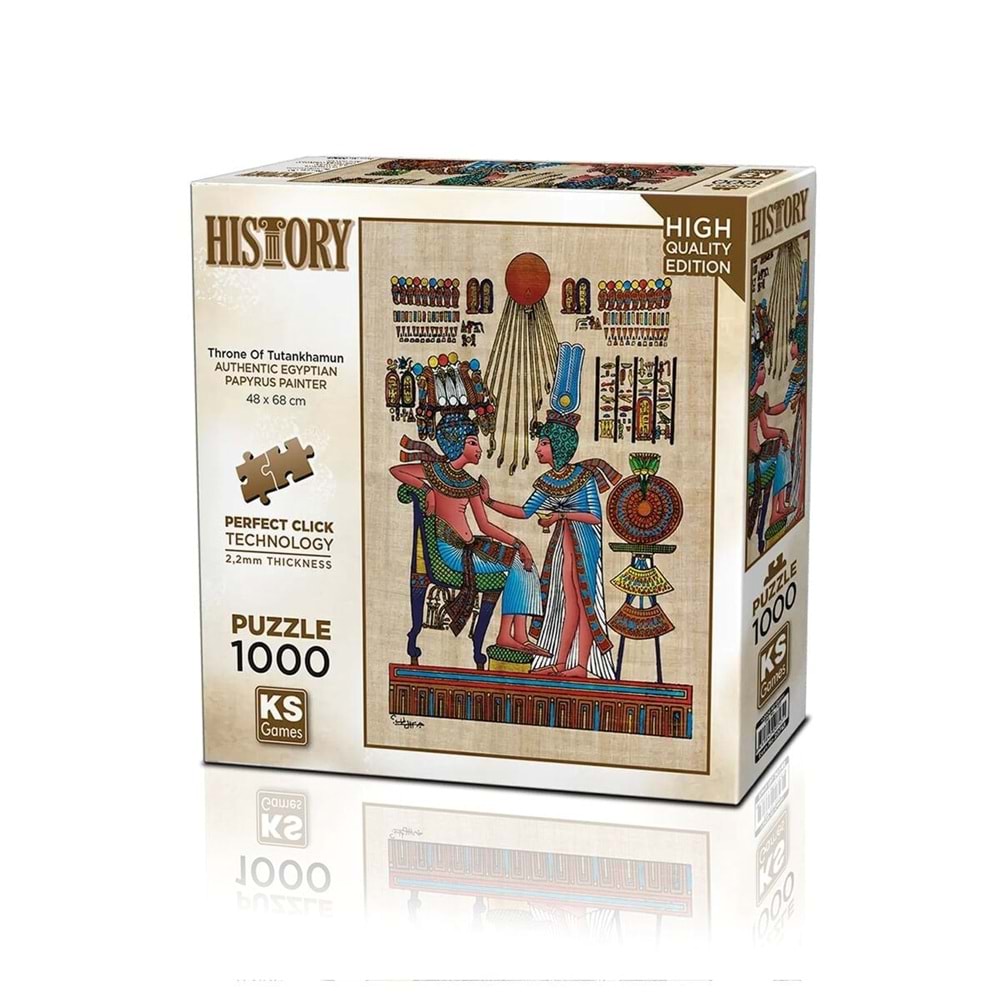 Ks Games 1000 Parça Puzzle Papirus Throne Of Tutankhamun