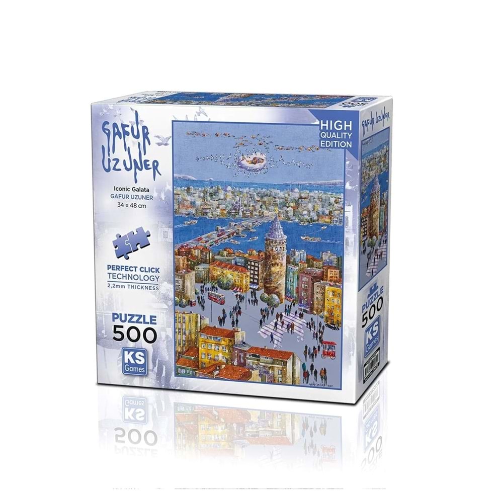Ks Games 500 Parça Puzzle İconic Galata