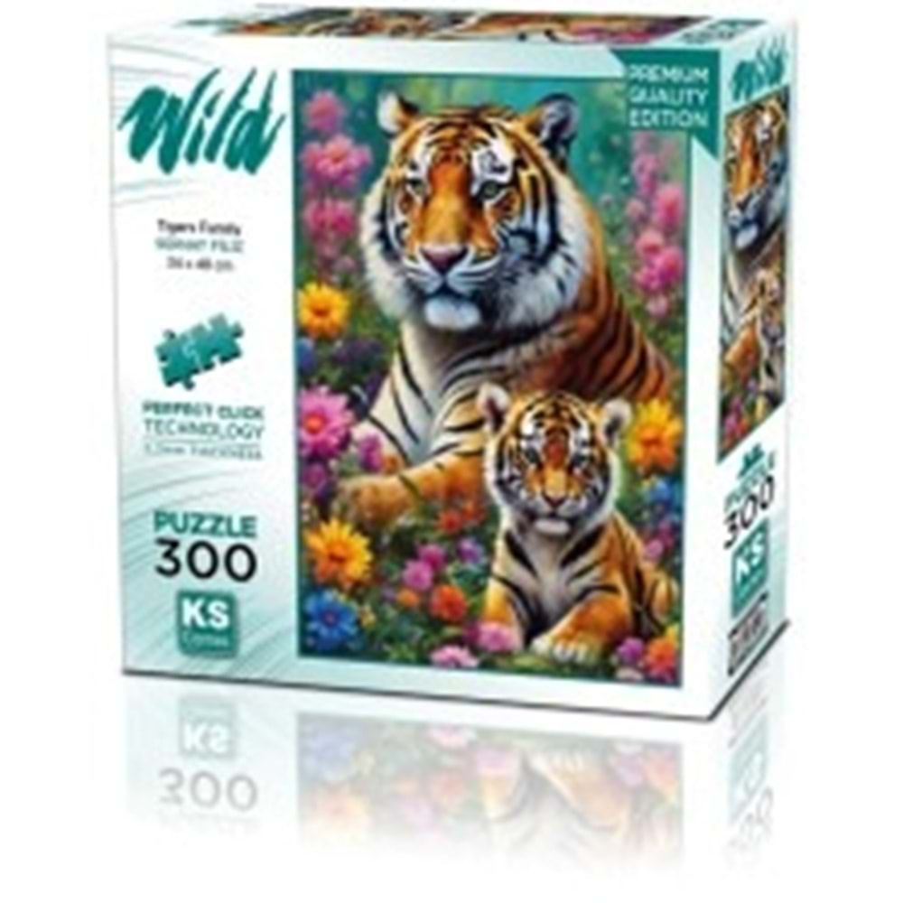 Ks Games 300 Parça Puzzle Tigers Family