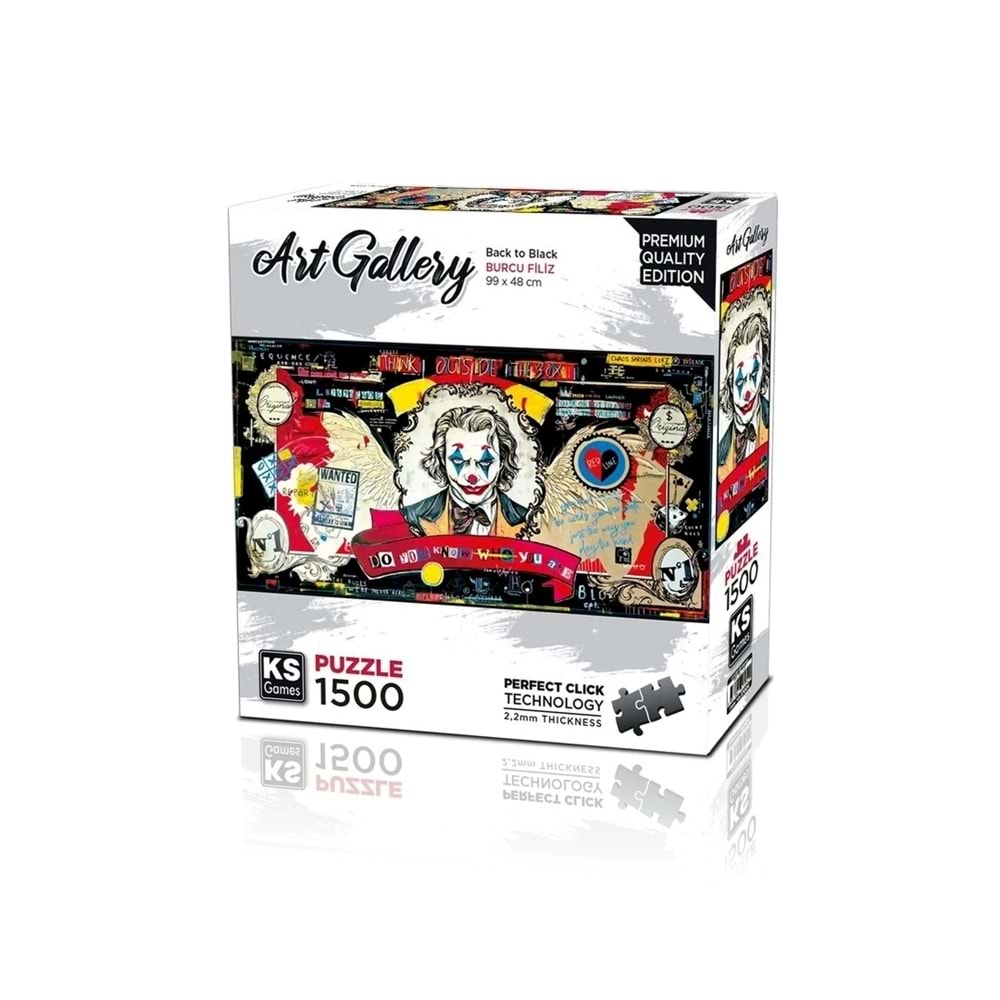 Ks Games 1500 Parça Puzzle Back To Black