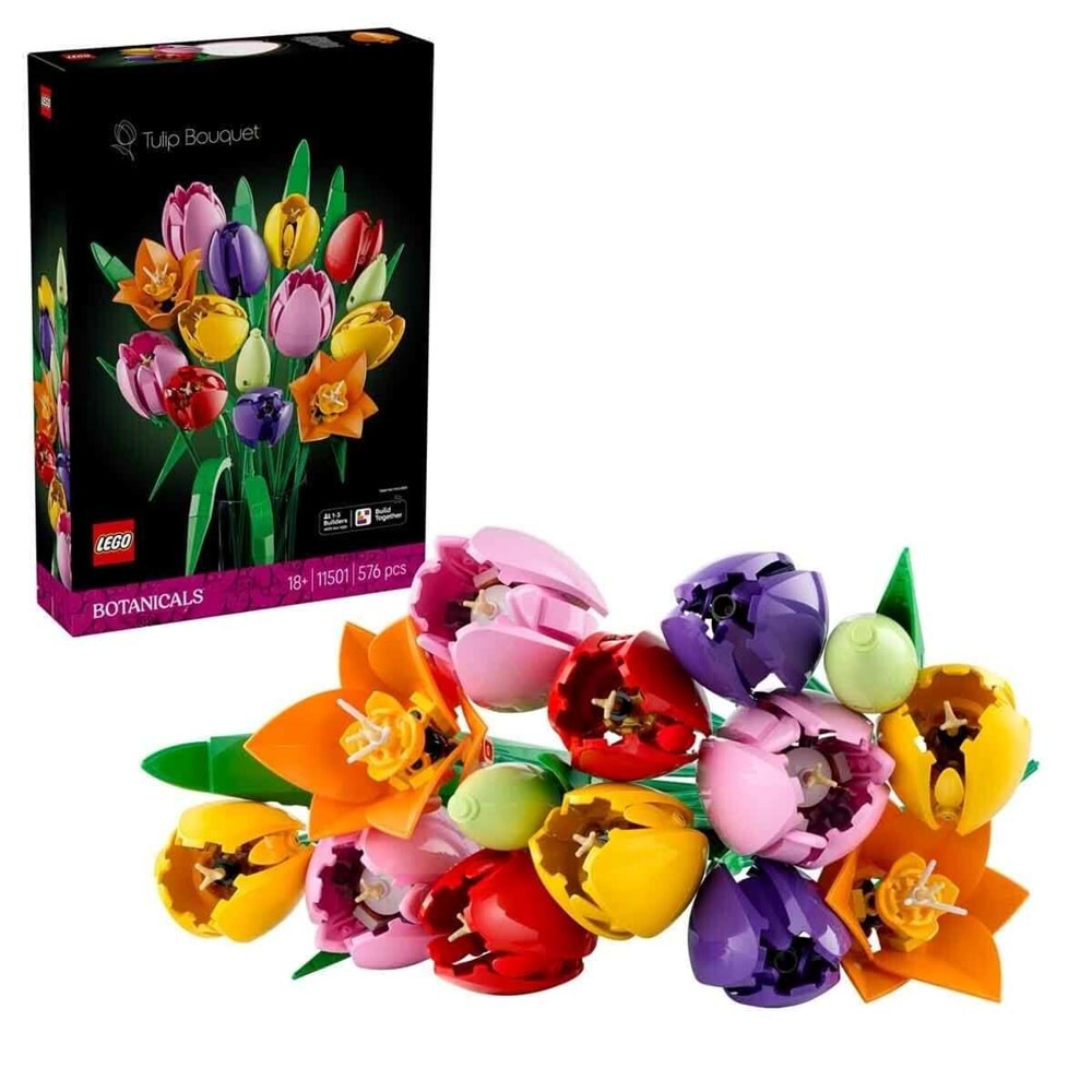 LEGO Botanicals Lale Buketi 576 Parça (11501)