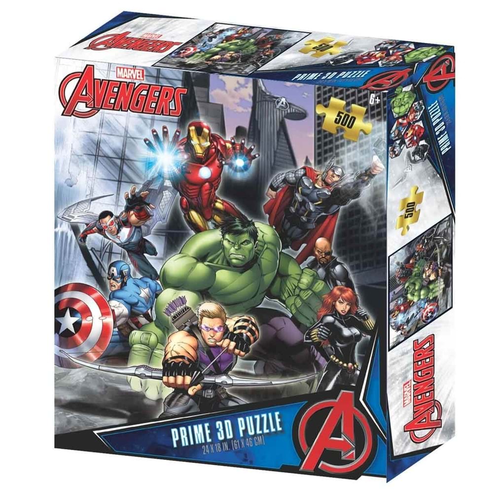 Avengers 500 Parça Yetişkin Puzzle 32549 Prime