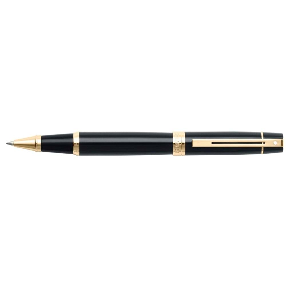 Sheaffer 9325-1 300 Serisi Roller Kalem Parlak Siyah Altın