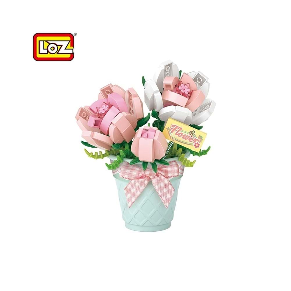 Loz Lego Saksılı Gül 230 Parça Lg-8836