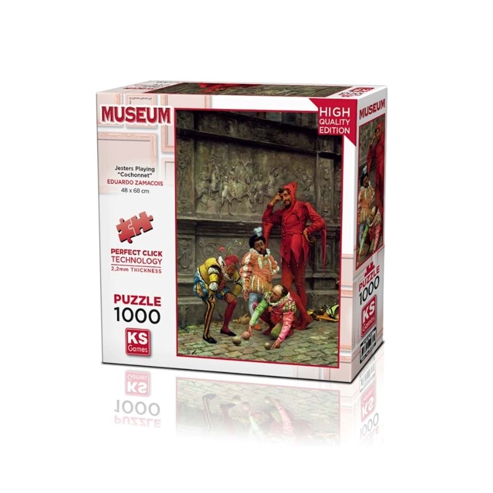 KS Puzzle Jesters Playing Cochonnet 1000 Parça Puzzle -20662