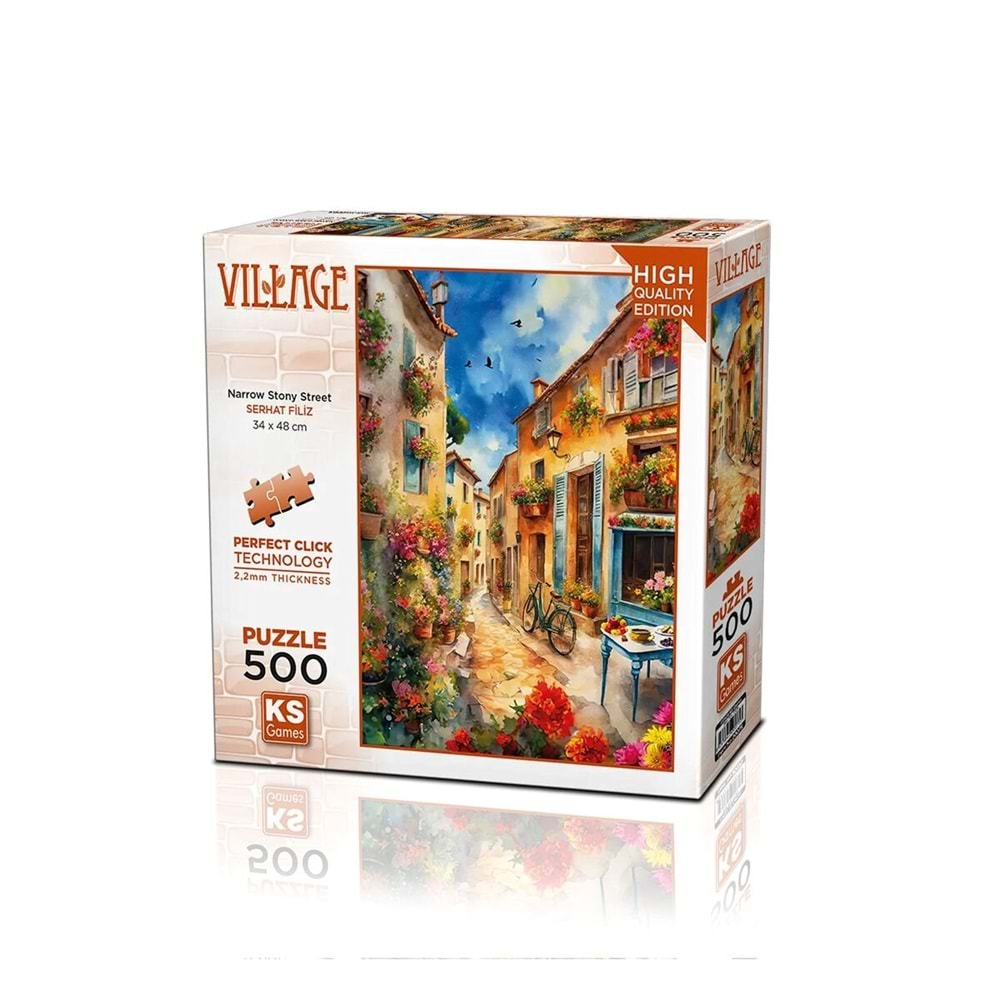 Ks Puzzle Narrow Stony Street 500 Parça Puzzle