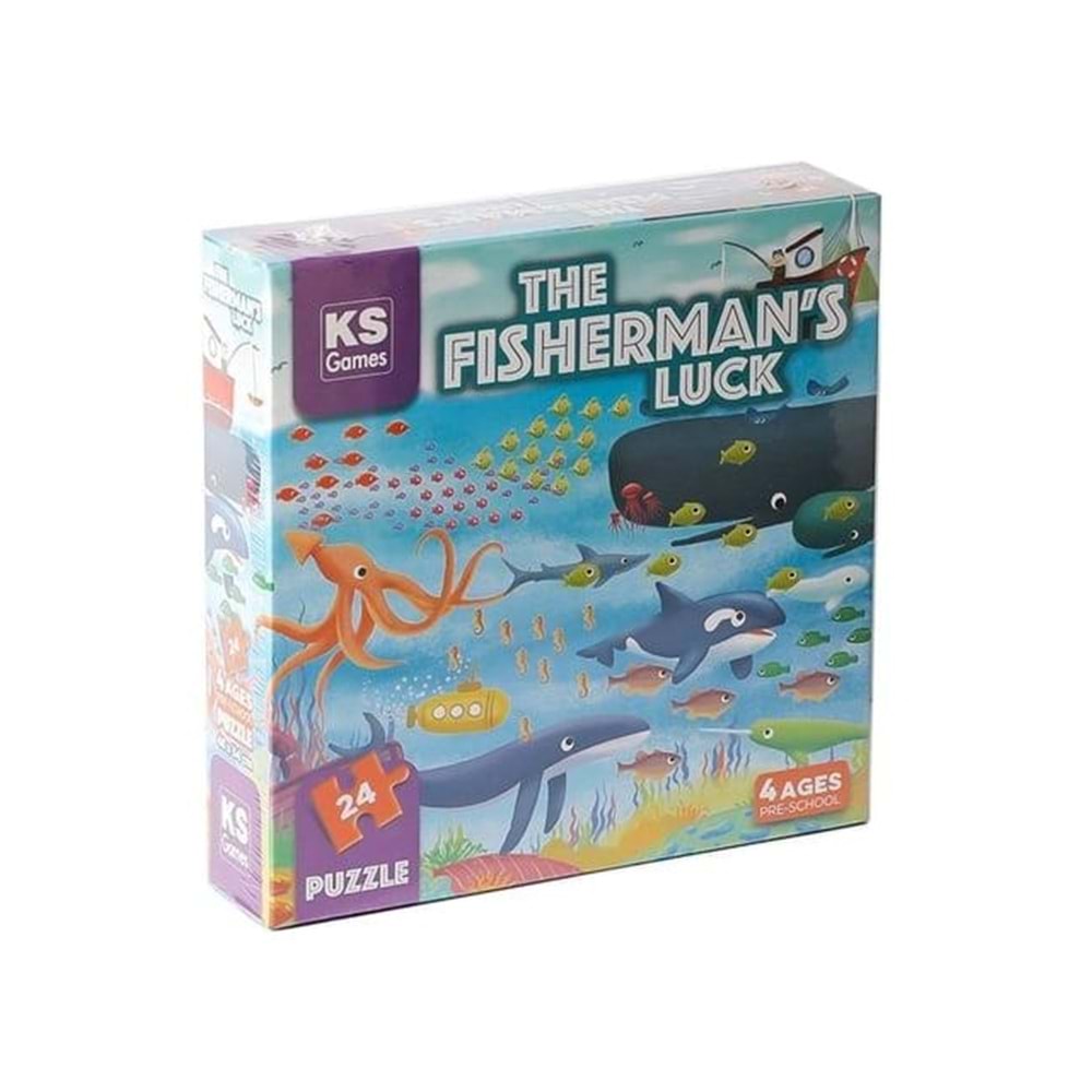 Ks Puzzle 12 Parça The Fisherman S Luck Pre-School Puzzle