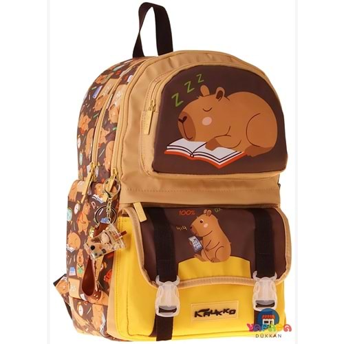 Kaukko Kids Clever Dört Bölmeli Erkek Çocuk İlkokul Sırt Çantası