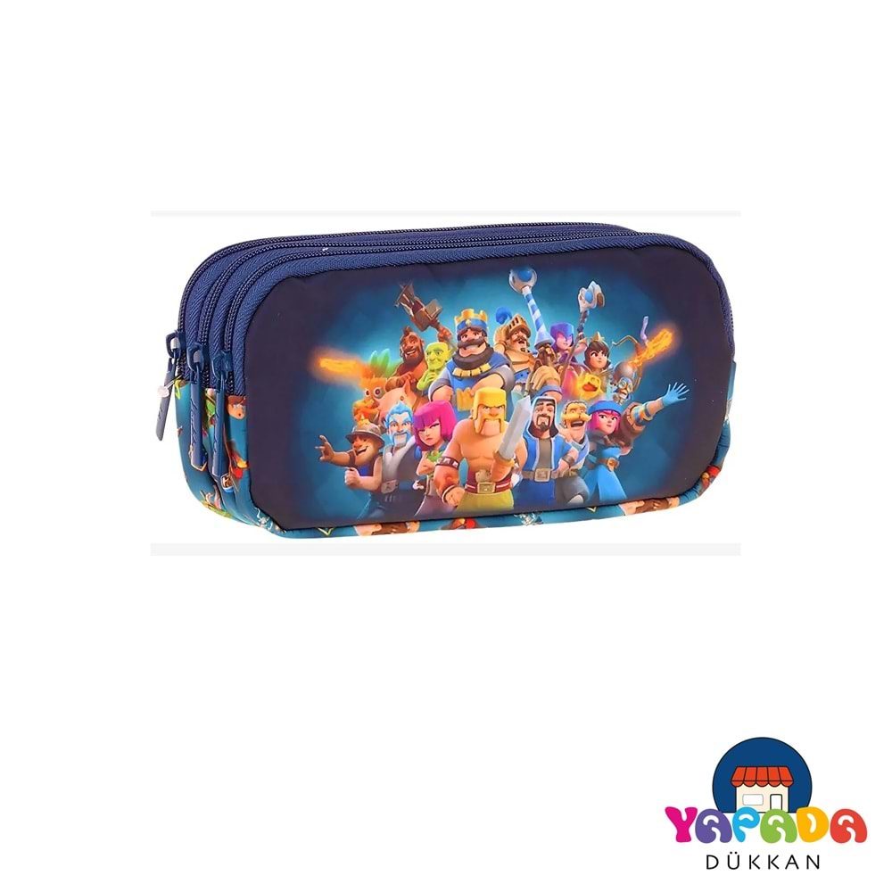 Kaukko Kids Boom Baskılı Lacivert Erkek Çocuk Okul Kalemliği