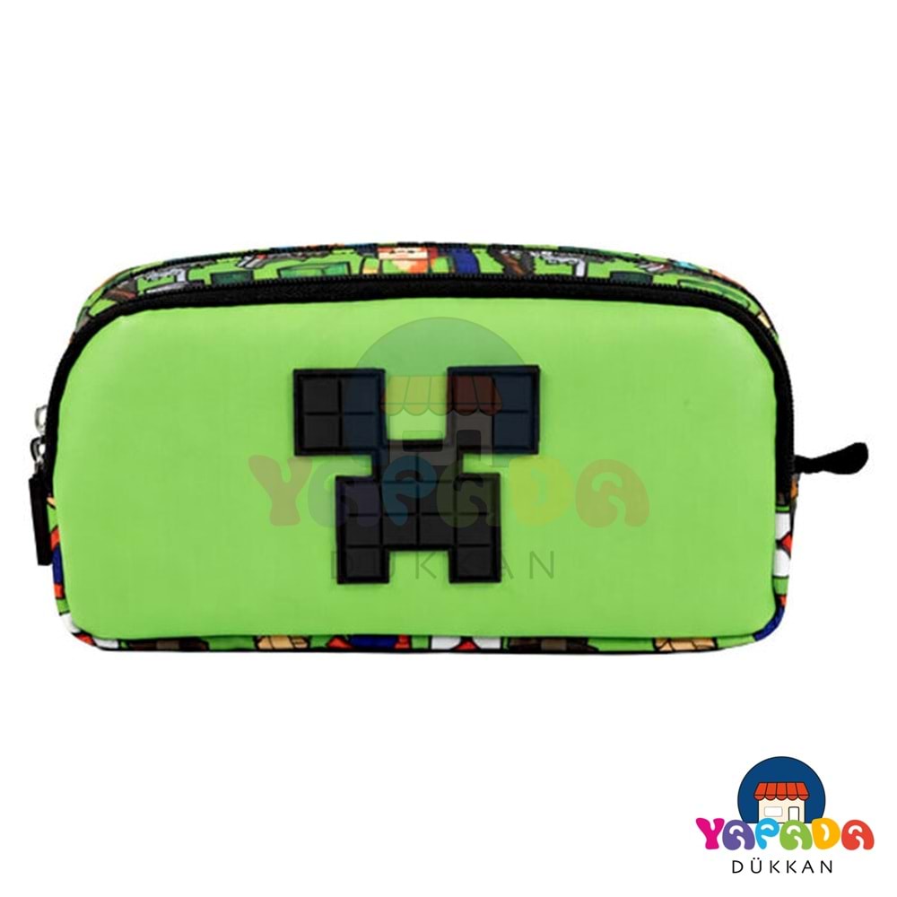 ME Çanta Minecraft 26603 Çift Gözlü Kalem Çantası 22,5x12,5x6,5 cm